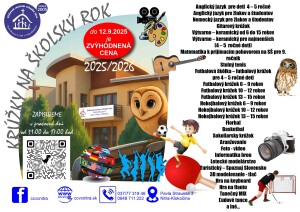 plagát krúžky 2025aa